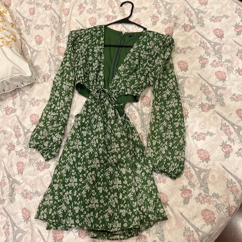 Abercrombie and Fitch floral cut out dress
